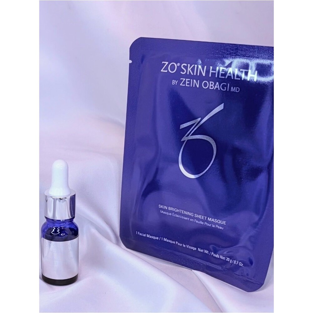 💙 ZO Skin Health Firming Serum Vial + FREE Brightening Sheet Masque + headband